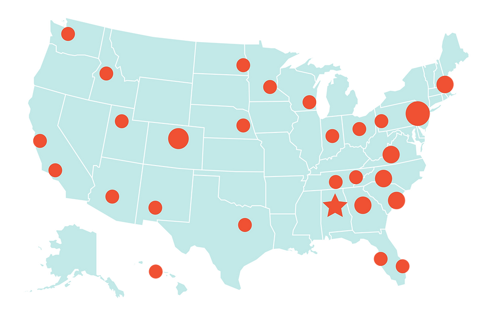 Employee Website Map
