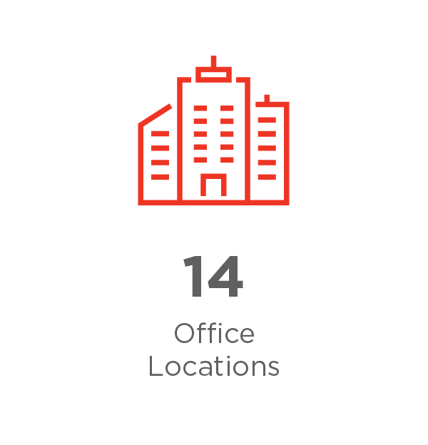 18 office locations