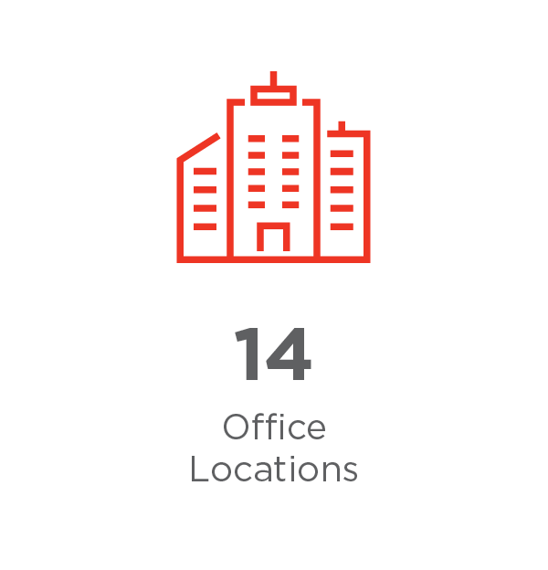18 office locations 18 office locations