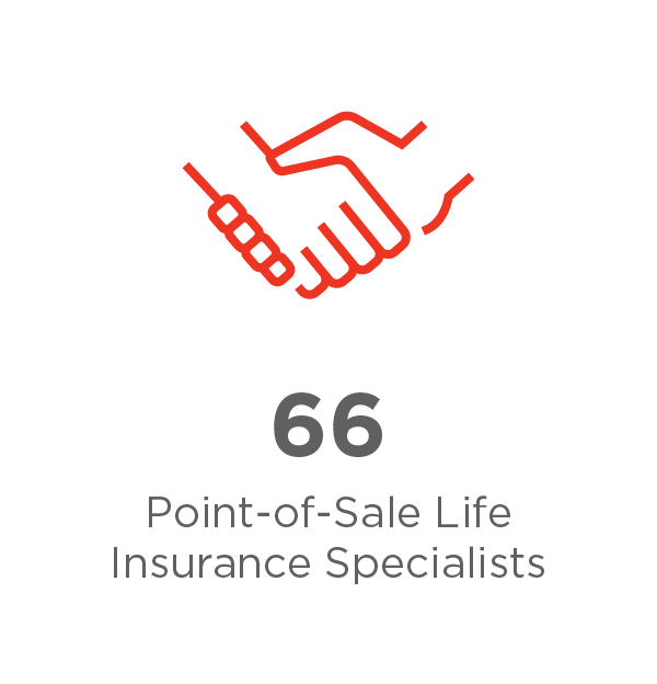 85 POS life insurance specialists