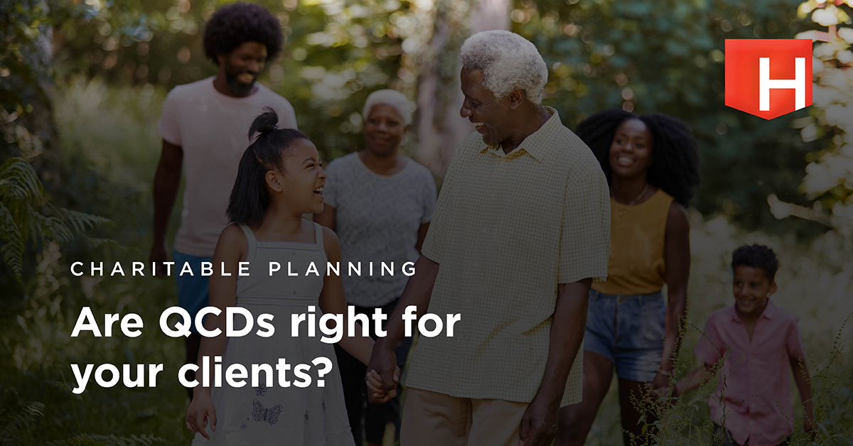 QCDs from IRAs - Charitable Planning-SOCIAL GRAPHIC